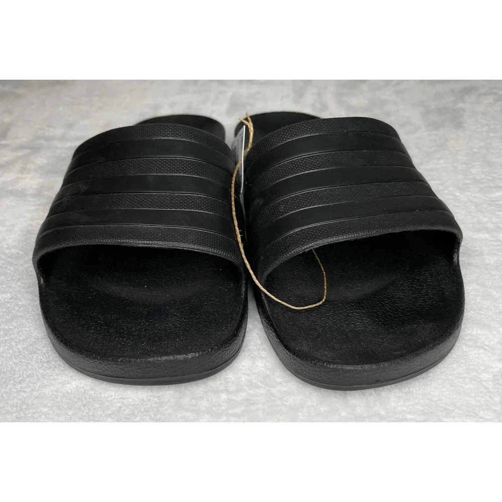 NEW Adidas Adilette Aqua Slides Sandals Men's Size 12 Black F35550